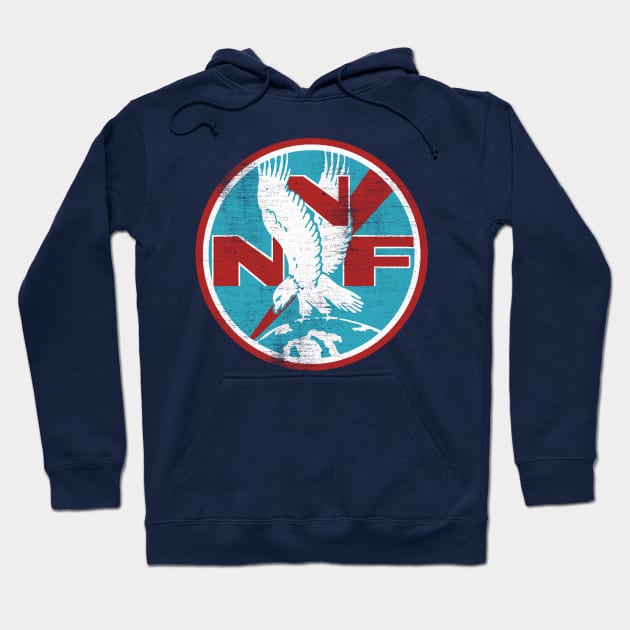 Never Not Funny - Retro American Airlines Hoodie by Never Not Funny